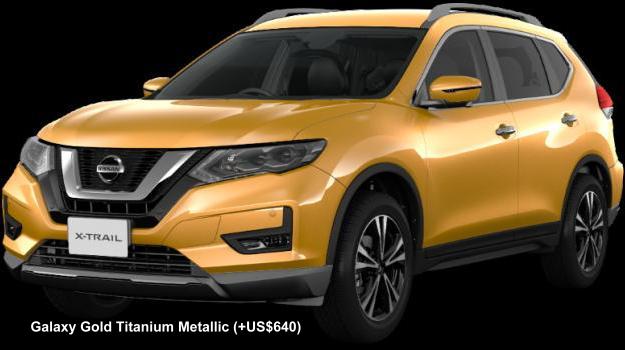 New Nissan X-Trail body color: GALAXY GOLD TITANIUM METALLIC (option color +US$640)