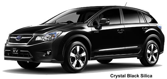 New Subaru XV Hybrid body color: Crystal Black Silica