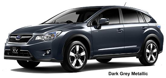 New Subaru XV Hybrid body color: Dark Grey Metallic