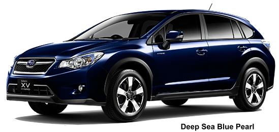 New Subaru XV Hybrid body color: Deep Sea Blue Pearl