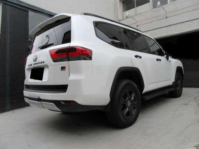 Toyota Land Cruiser-300, Diesel, GR Sport, Pearl color picture: Back view image
