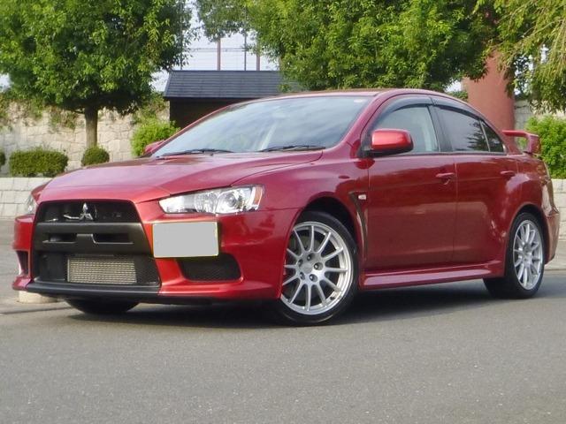 Photo: Used Mitsubishi Lancer Evolution-10, 2009 Model, Red color, Front view