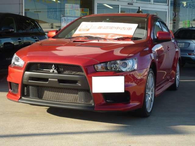 Photo: Used Mitsubishi Lancer Evolution-10, 2012 Model, Red color, Front view