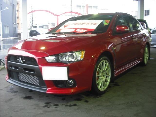 Photo: Used Mitsubishi Lancer Evolution-10, 2013 Model, Red color, Front view