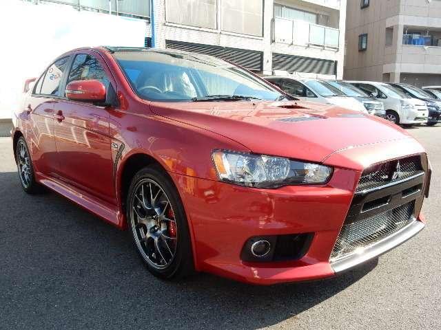 Photo: Used Mitsubishi Lancer Evolution-10, 2015 Model, Red color, Front view