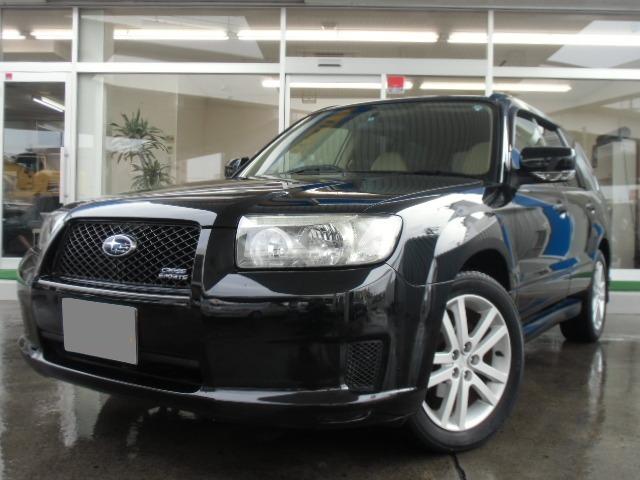 Used Subaru Forester 2005 Model Black body color photo: Front view