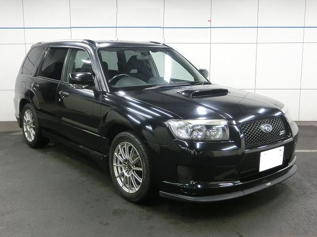 Used Subaru Forester 2006 Model Black body color photo: Front view