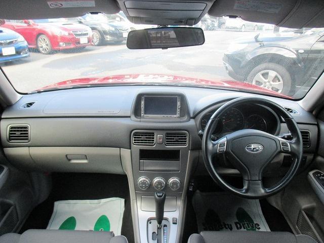 Used Subaru Forester 2006 Model Red body color photo: Interior view