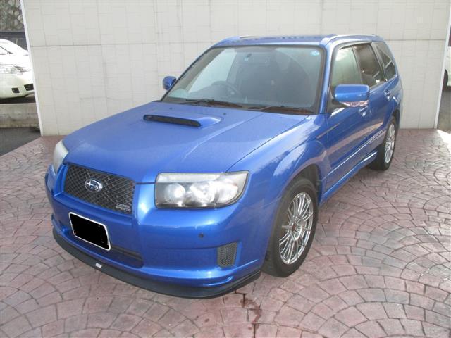 Used Subaru Forester 2007 Model Blue body color photo: Front view