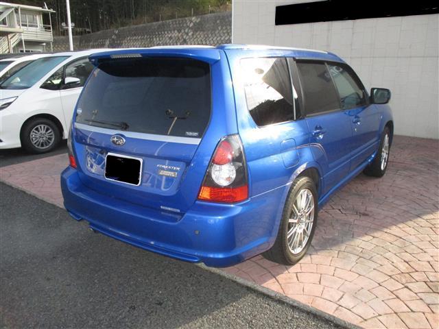 Used Subaru Forester 2007 Model Blue body color photo: Back view