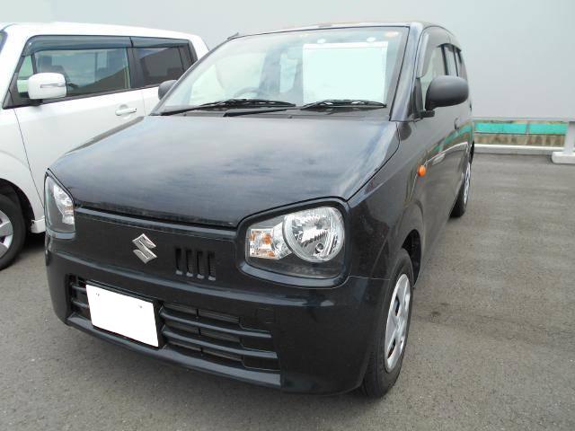Used Suzuki Alto Black body color 2015 model photo: Front view