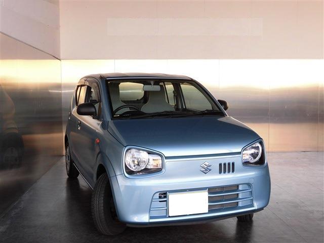 Used Suzuki Alto Blue body color 2015 model photo: Front view