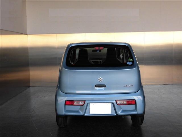 Used Suzuki Alto Blue body color 2015 model photo: Back view