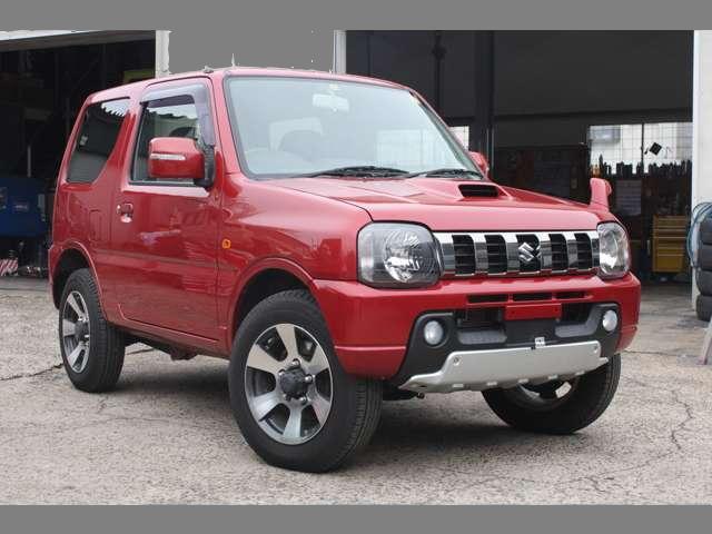 Used Suzuki Jimny, Cross Adventure, Manual Transmission, 2010 Model, Red color photo: Front view