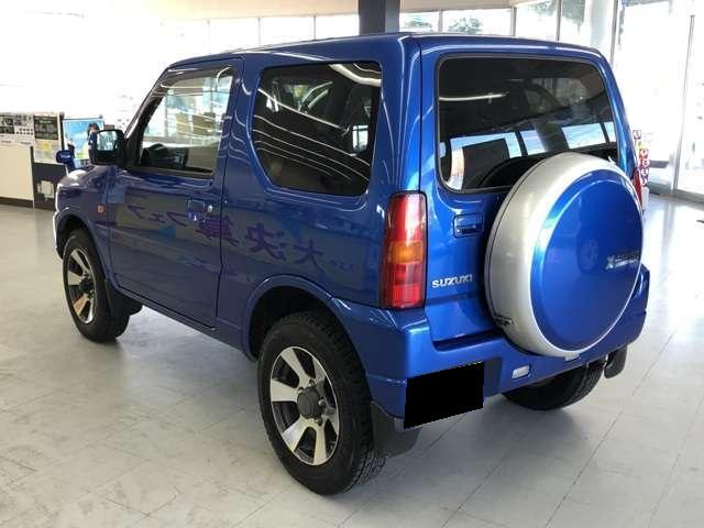 Used Suzuki Jimny, Cross Adventure, Manual Transmission, 2011 Model, Blue color photo: Back view