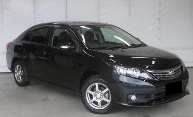 Used Toyota Allion 2010 Model Black color picture: Front view