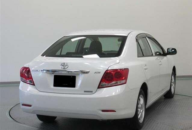 Used Toyota Allion 2011 Model White Pearl color picture: Back view