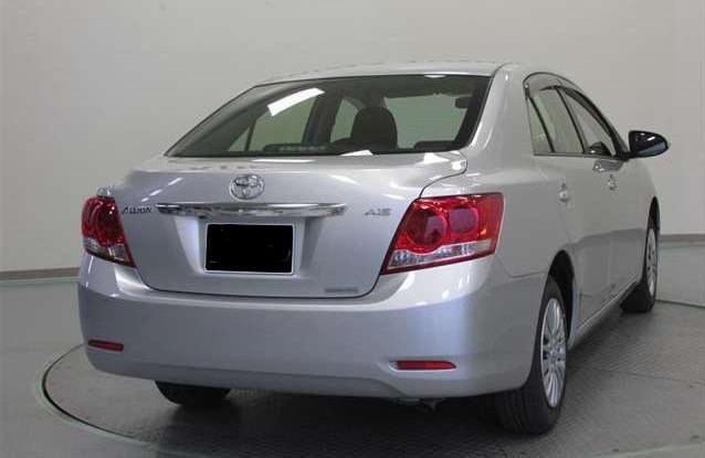 Used Toyota Allion 2013 Model Silver color picture: Back view
