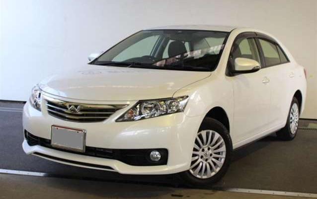Used Toyota Allion 2014 Model White Pearl color picture: Front view