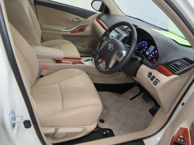 Used Toyota Allion 2015 Model White Pearl color picture: Interior view
