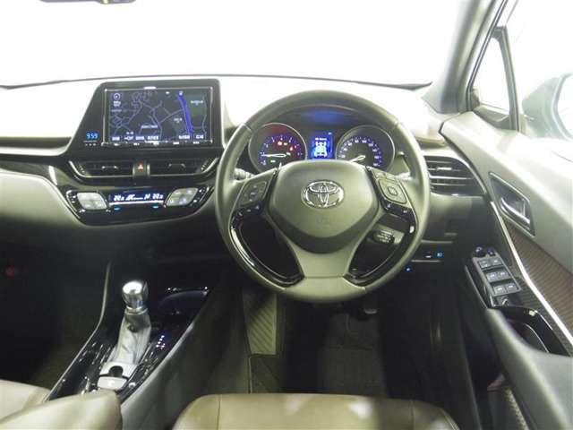 Used Toyota CHR 2016 Model Black color photo: interior view