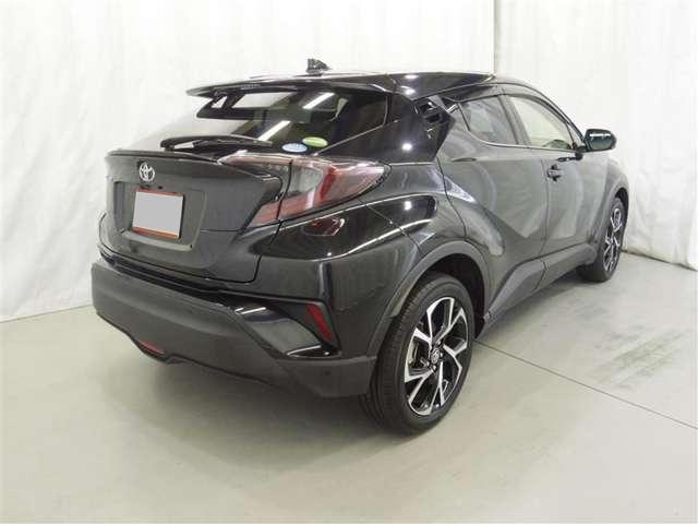 Used Toyota CHR 2016 Model Black color photo: Back view