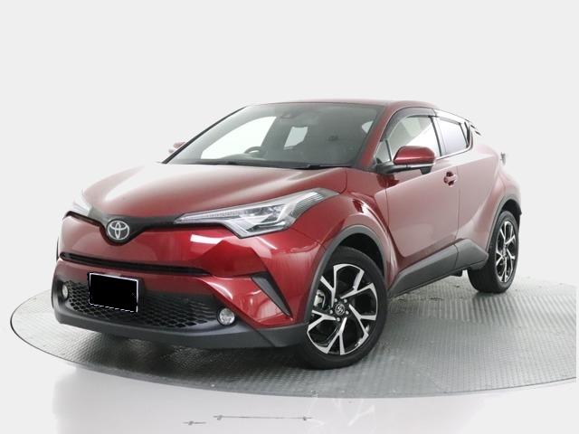 Used Toyota CHR 2016 Model Wine Red color photo: Front view
