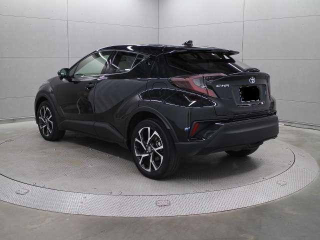Used Toyota CHR 2017 Model Black color photo: Back view