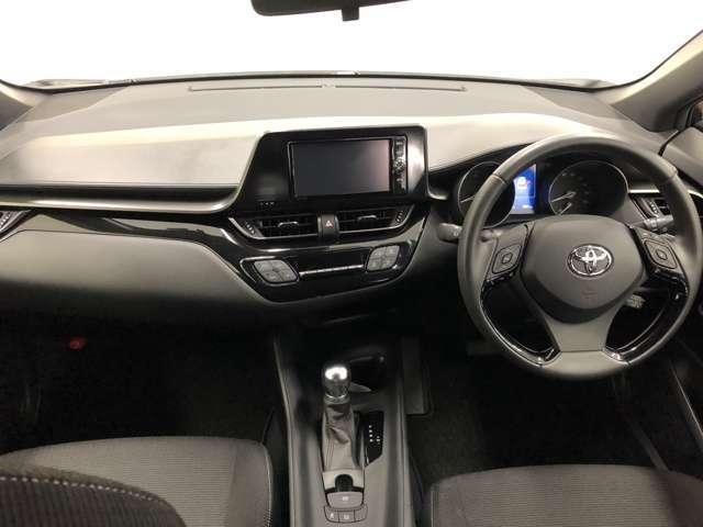 Used Toyota CHR 2017 Model White Pearl color photo: interior view