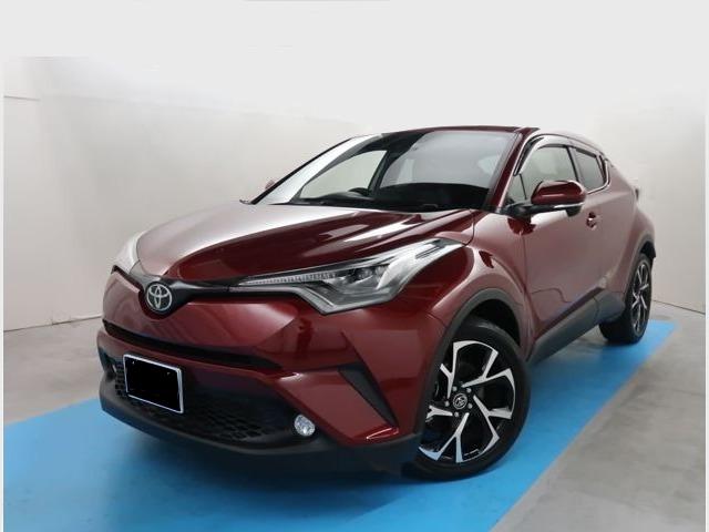 Used Toyota CHR 2017 Model Wine Red color photo: Front view