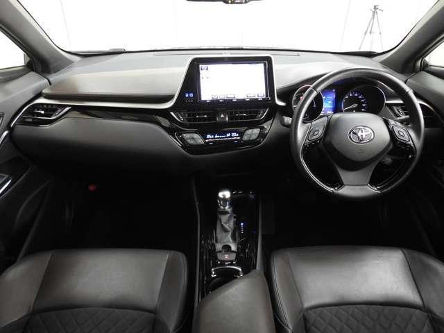 Used Toyota CHR Hybrid 2016 Model Black color photo: Interior view