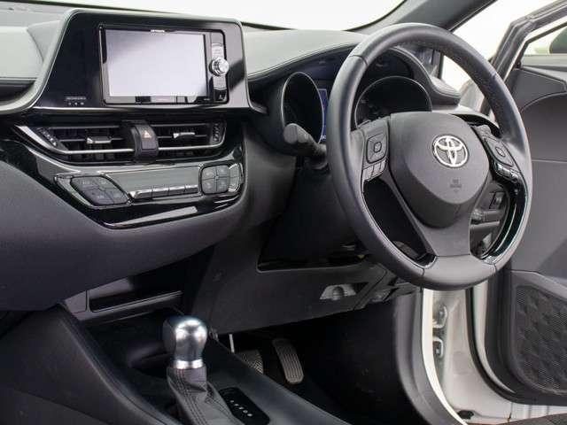 Used Toyota CHR Hybrid 2017 Model White Pearl color photo: Interior view