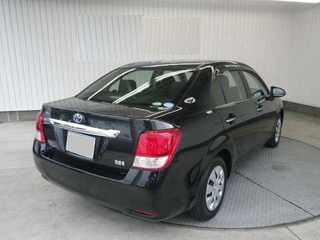 Toyota Corolla Axio Hybrid used car 2013 model Black color photo: Back view