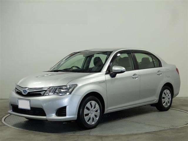 Toyota Corolla Axio Hybrid used car 2014 model Silver color photo: Front view