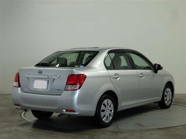 Toyota Corolla Axio Hybrid used car 2014 model Silver color photo: Back view