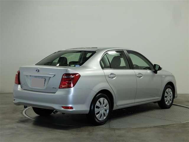 Toyota Corolla Axio Hybrid used car 2016 model Silver color photo: Back view