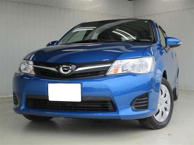 Used Toyota Corolla Fielder 2013 model Blue color photo: Front view