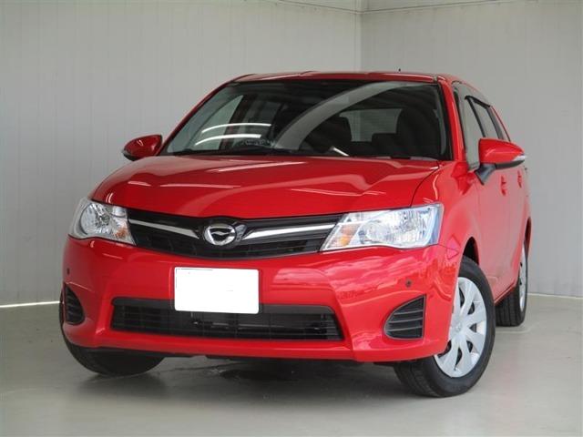 Used Toyota Corolla Fielder 2013 model Red color photo: Front view (Wine)