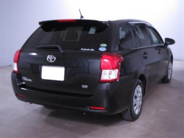 Used Toyota Corolla Fielder 2014 model Black color photo: Back view (Rear)