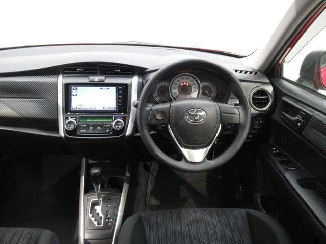 Used Toyota Corolla Fielder 2015 model Red color photo: Interior view (Wine)