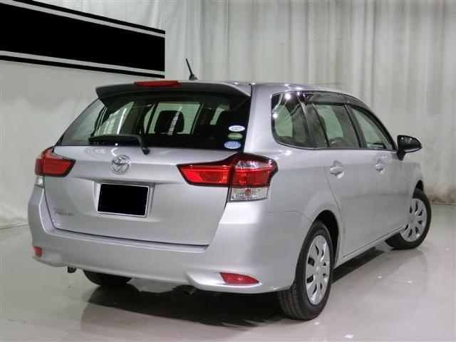 Used Toyota Corolla Fielder 2015 model Silver color photo: Back view