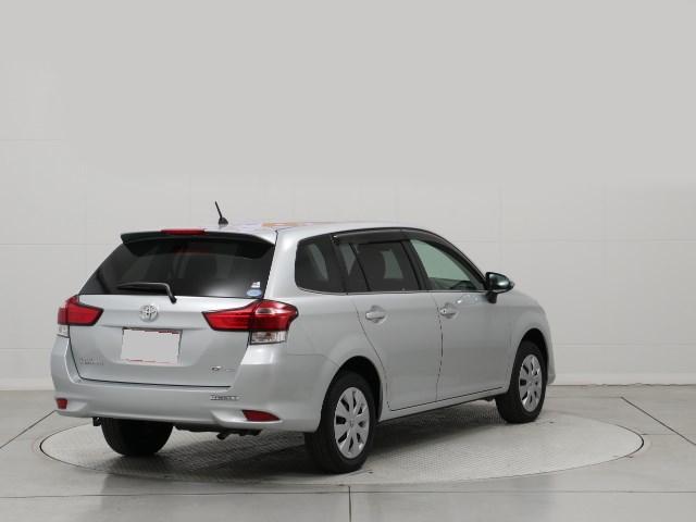 Used Toyota Corolla Fielder 2016 model Silver color photo: Back view