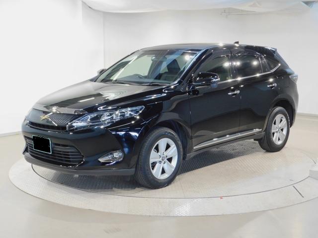 Used Toyota Harrier 2017 Model Black body color photo: Front view