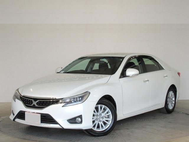 Used Toyota Mark X White Pearl body color 2016 model photo: Front view