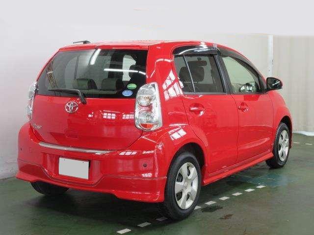  Used Toyota Passo 2012 model Red body color photo: Back view