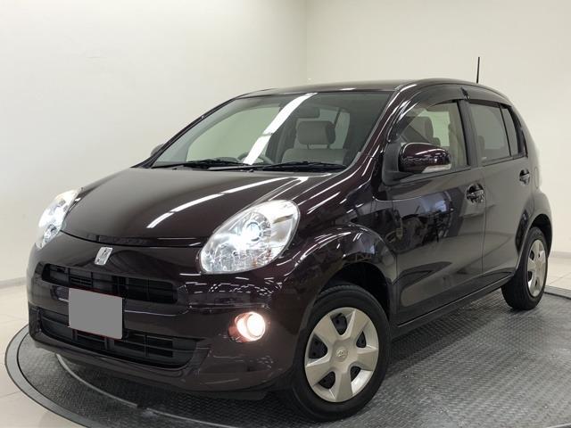 Used Toyota Passo 2013 model Bordeaux (Burgundy) body color photo: Front view