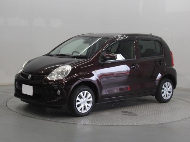 Used Toyota Passo 2014 model Bordeaux (Burgundy) body color photo: Front view