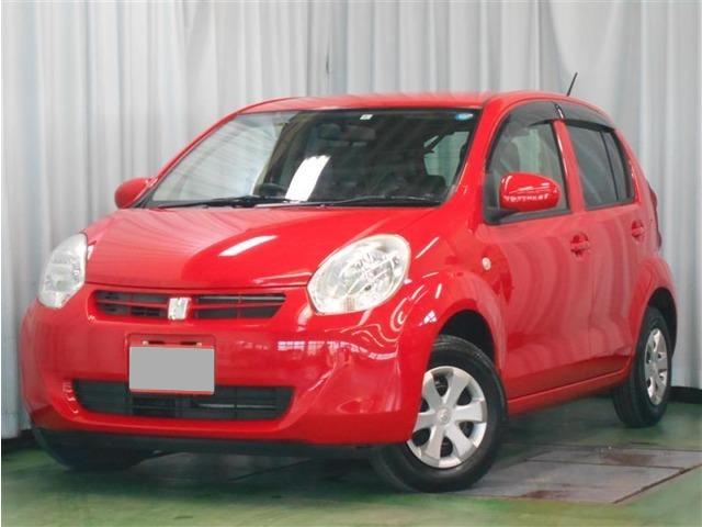 Used Toyota Passo 2014 model Red body color photo: Front view