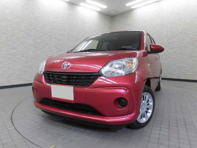 Used Toyota Passo 2016 model Red body color photo: Front view