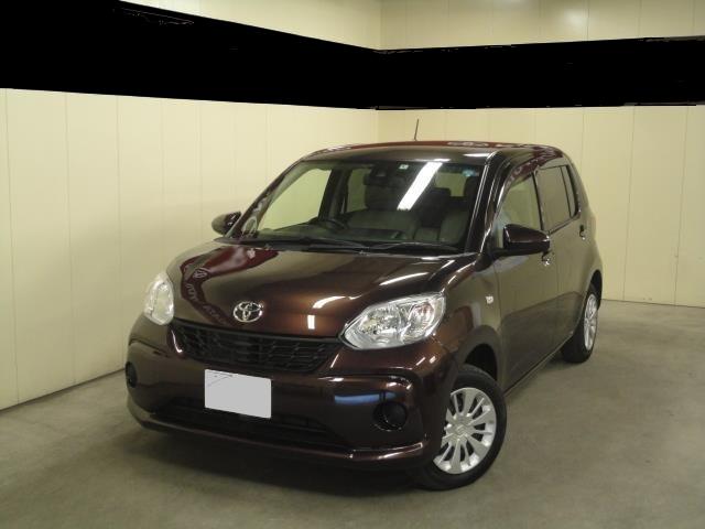 Used Toyota Passo 2017 model Bordeaux (Burgundy) body color photo: Front view